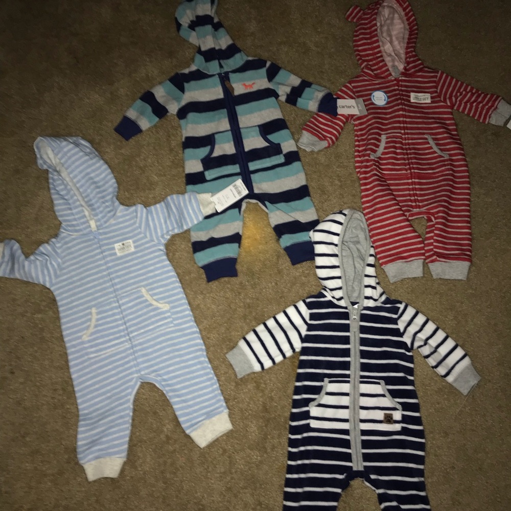 3 month baby boy one piece outfit